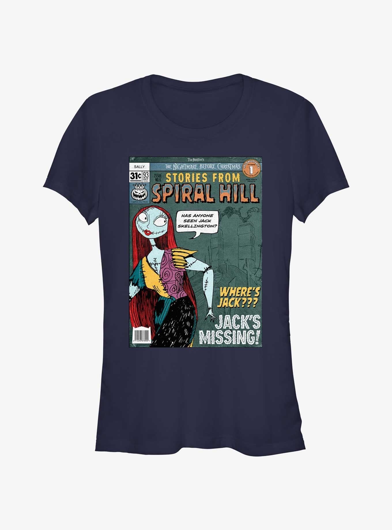 Disney The Nightmare Before Christmas Stories From Spiral Hill Sally Girls TShirt T-Shirt | High-Quality Print | Trending Festive Apparel