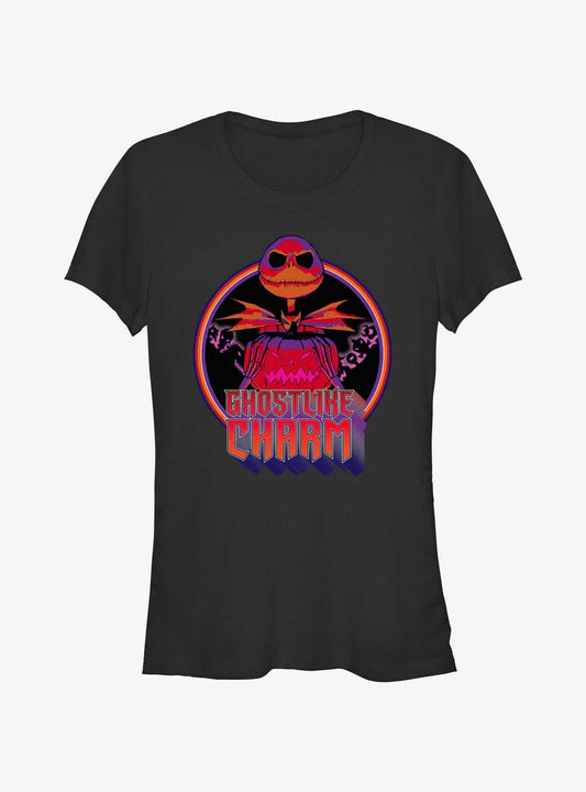 Disney The Nightmare Before Christmas Ghostlike Charm Jack Skellington Girls TShirt T-Shirt | Best-Selling Design | Limited Christmas Style