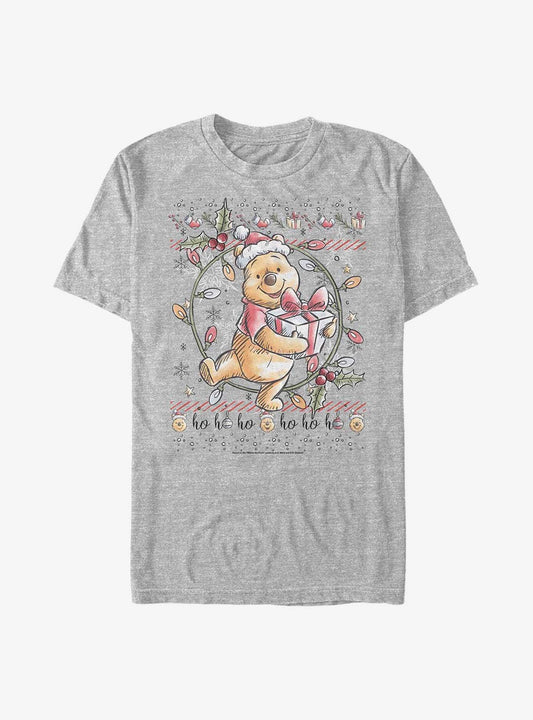 Disney Winnie The Pooh Christmas Bear Big Tall TShirt T-Shirt | Holiday Edition | Perfect For Daily Wear