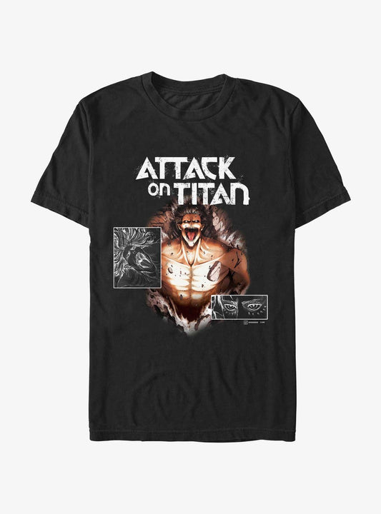 Attack On Titan Eren Yeager Attack On Titan Negative T-Shirt