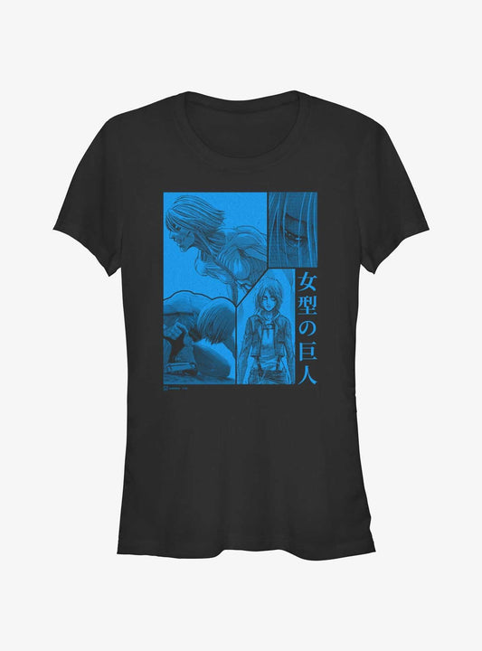 Attack On Titan Female Titan Collage Girls T-Shirt