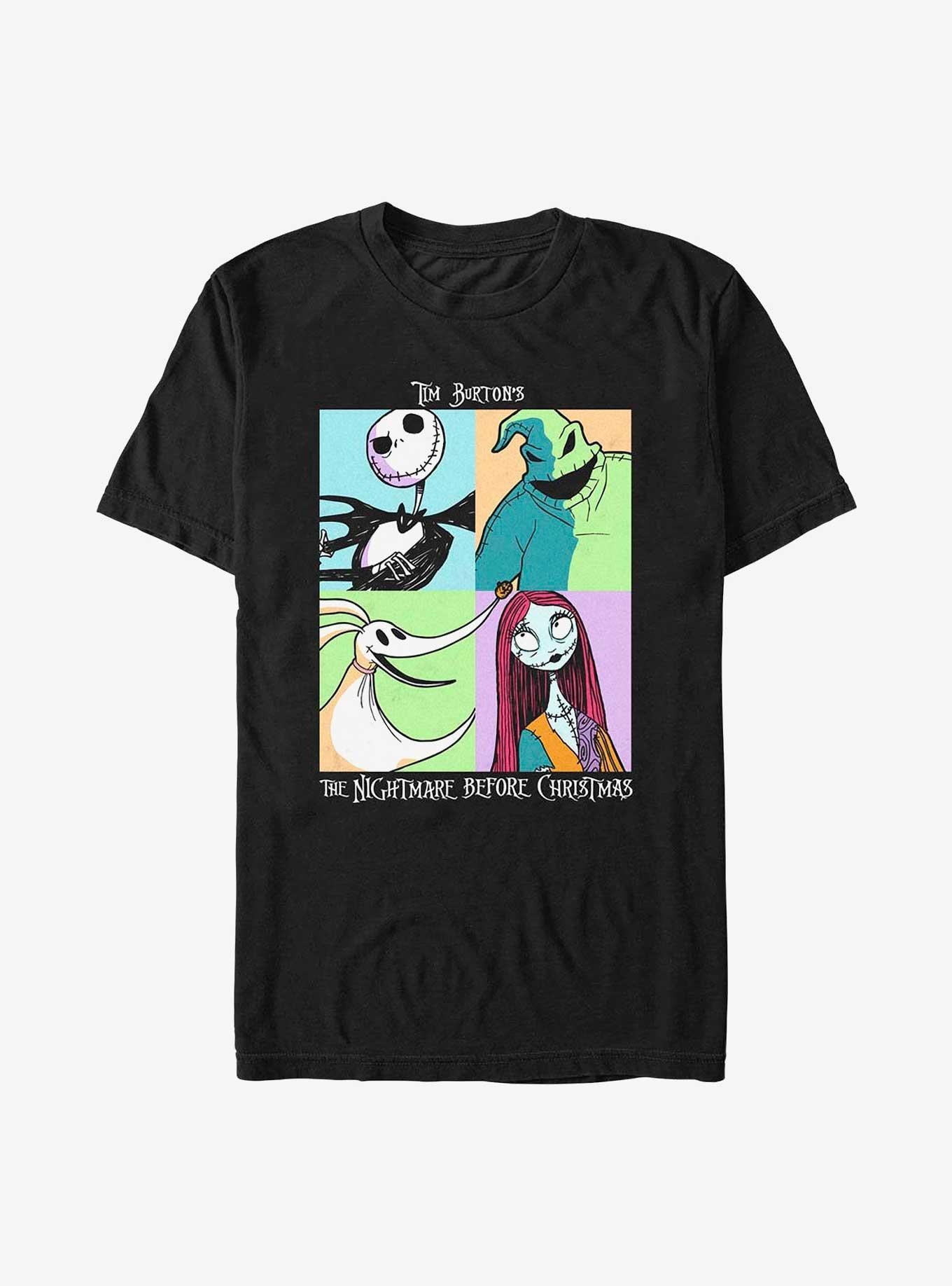 Disney The Nightmare Before Christmas Spooky Squad Extra Soft TShirt T-Shirt | High-Quality Print | Trending Festive Apparel