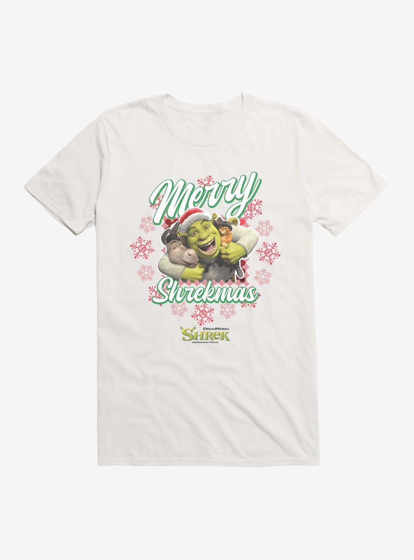 Shrek Merry Shrekmas T-shirt | Trendy Graphic Tee | Casual Unisex T-shirt