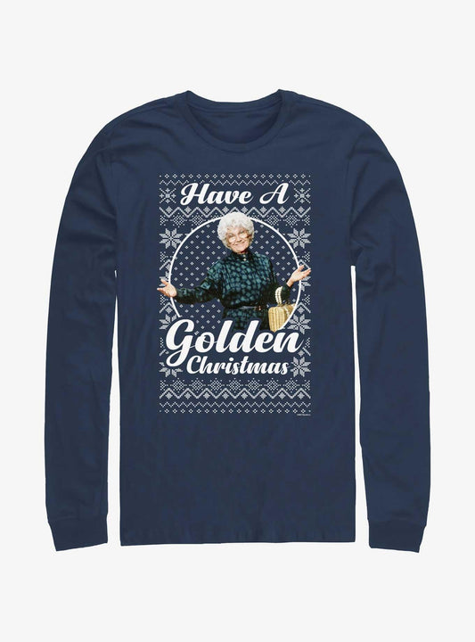 The Golden Girls Sophia Ugly Christmas LongSleeve TShirt T-Shirt | Seasonal Must-Have | Perfect Holiday Gift