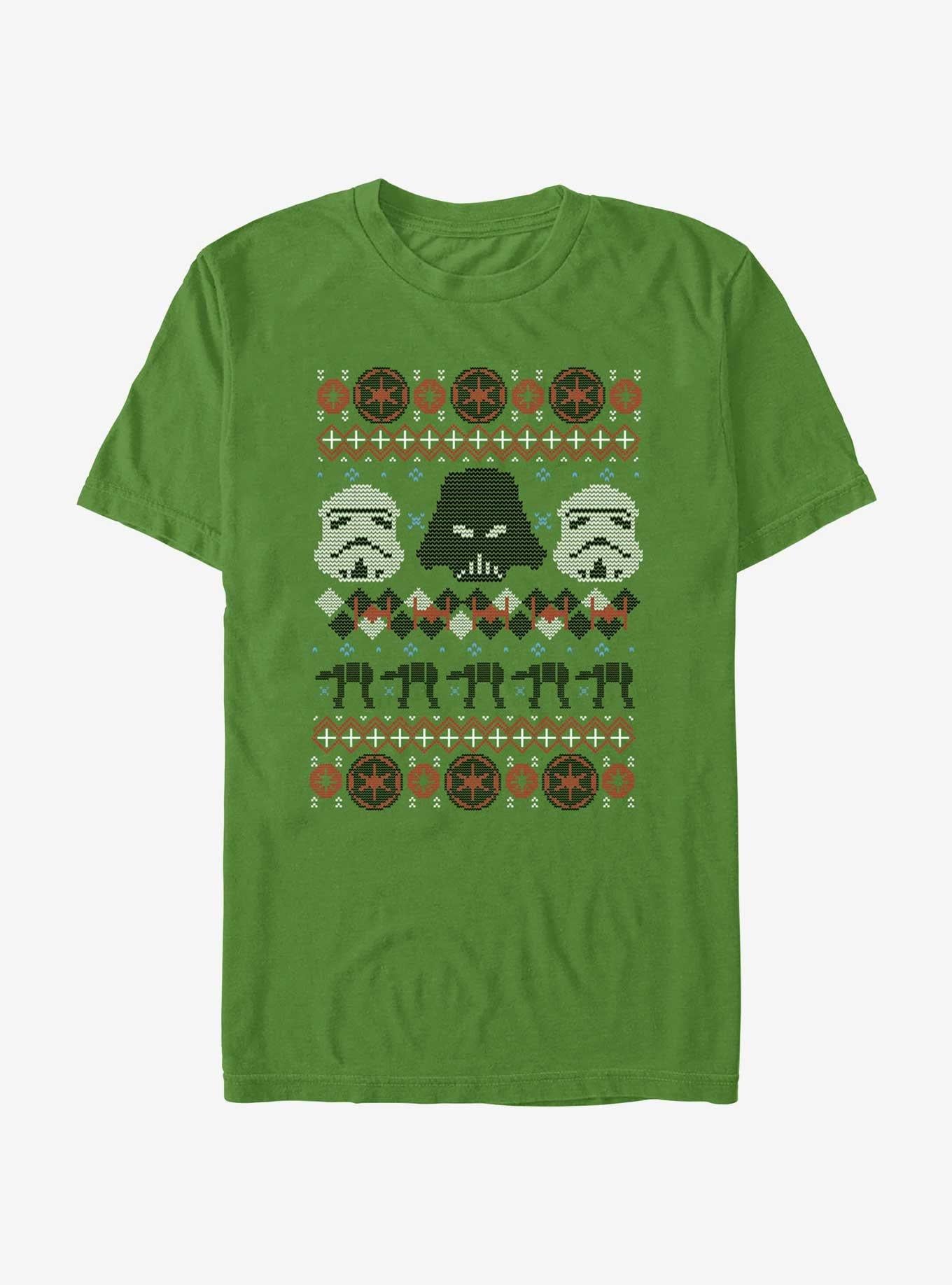 Star Wars Vader And Storm Troopers Ugly Christmas T-shirt | Trendy Graphic Tee | Casual Unisex T-shirt