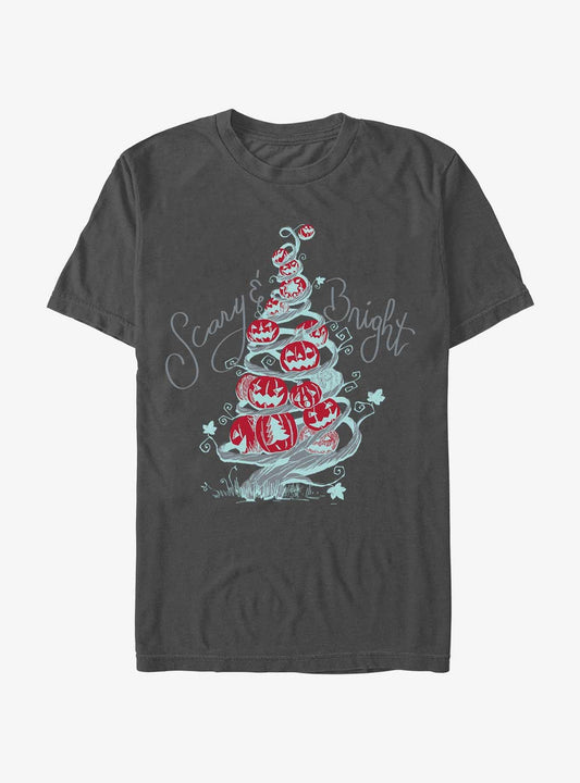 Disney The Nightmare Before Christmas Scary Bright Tree TShirt T-Shirt | Vintage Christmas Look | Limited Christmas Style