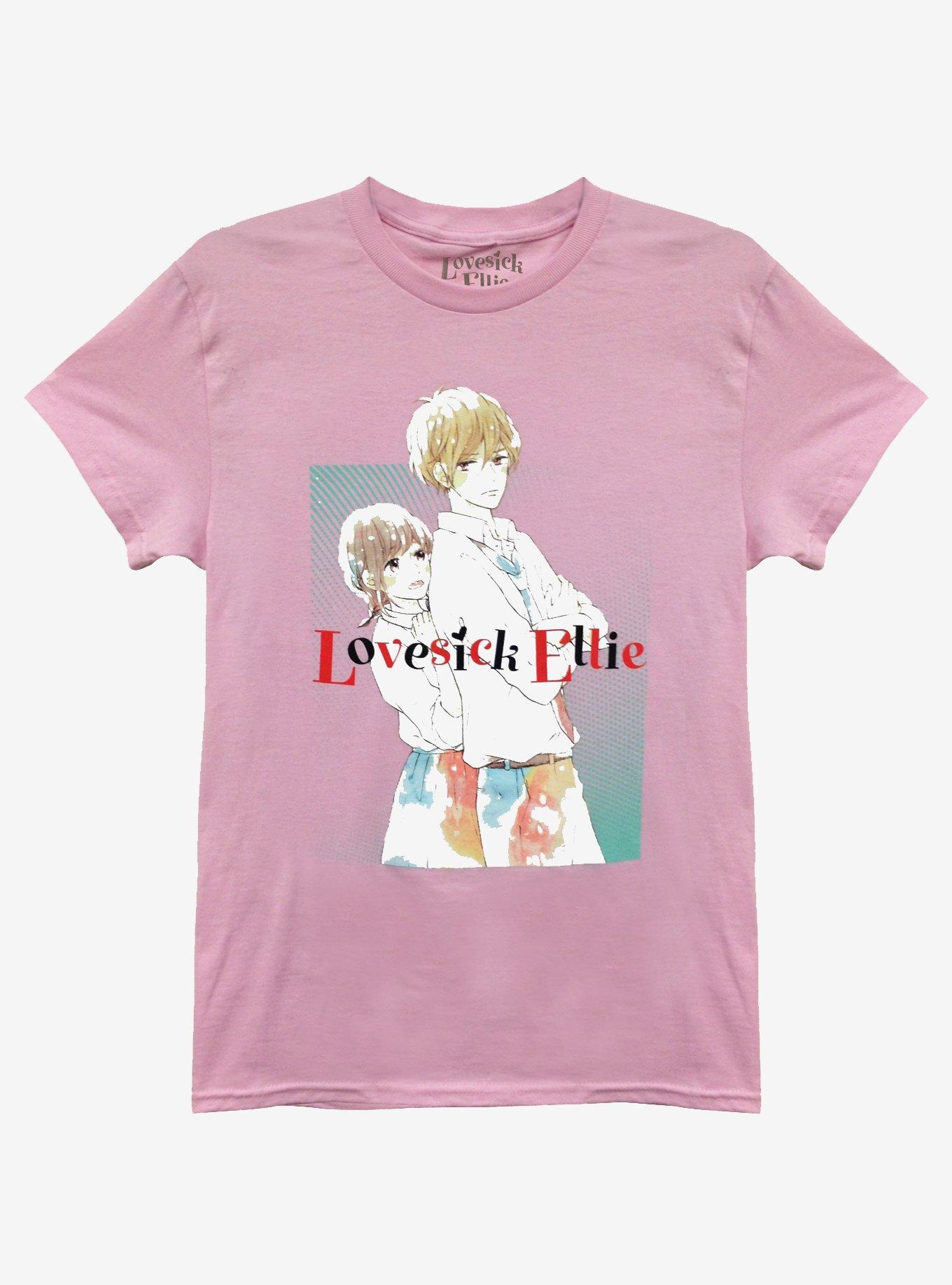 Lovesick Ellie Manga Cover Boyfriend Fit Girls T-Shirt