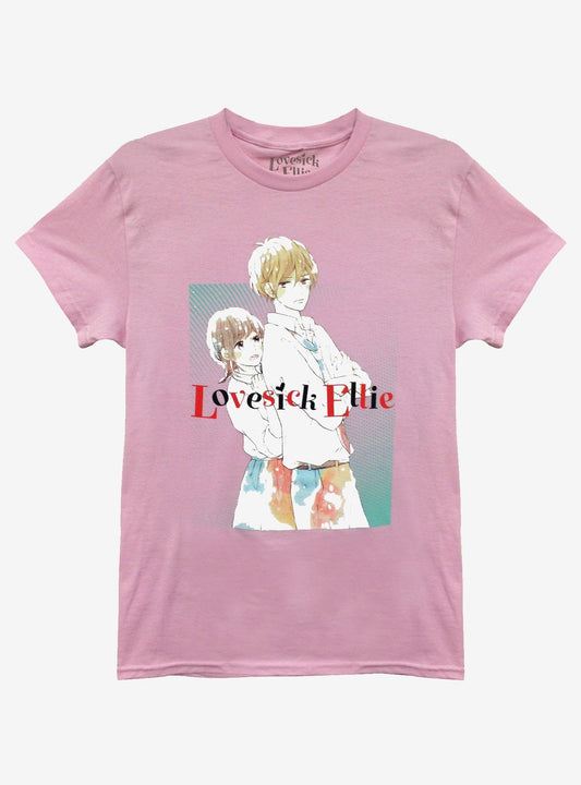 Lovesick Ellie Manga Cover Boyfriend Fit Girls T-Shirt