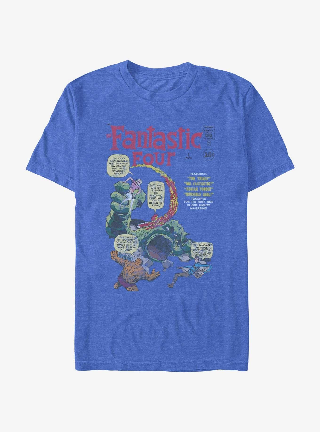 Marvel Fantastic Four Original Four T-Shirt T-Shirt – Official Fan Merchandise | Perfect for Daily Wear