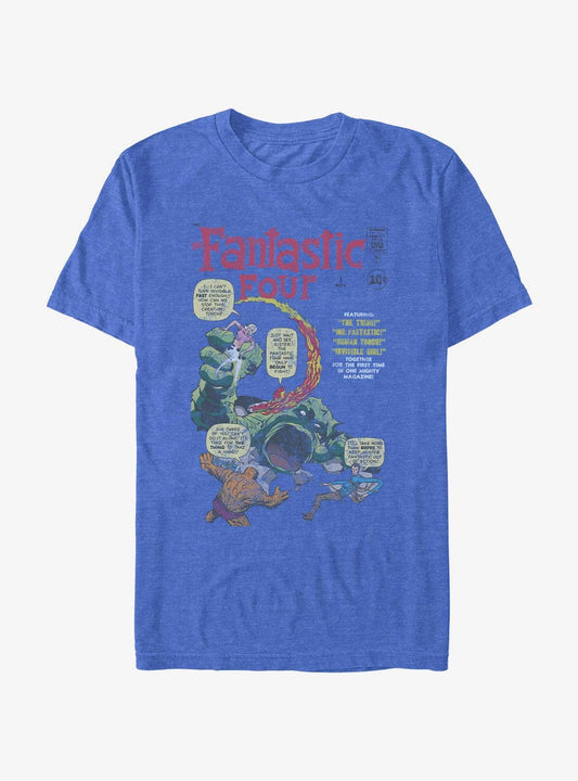 Marvel Fantastic Four Original Four T-Shirt T-Shirt – Official Fan Merchandise | Perfect for Daily Wear