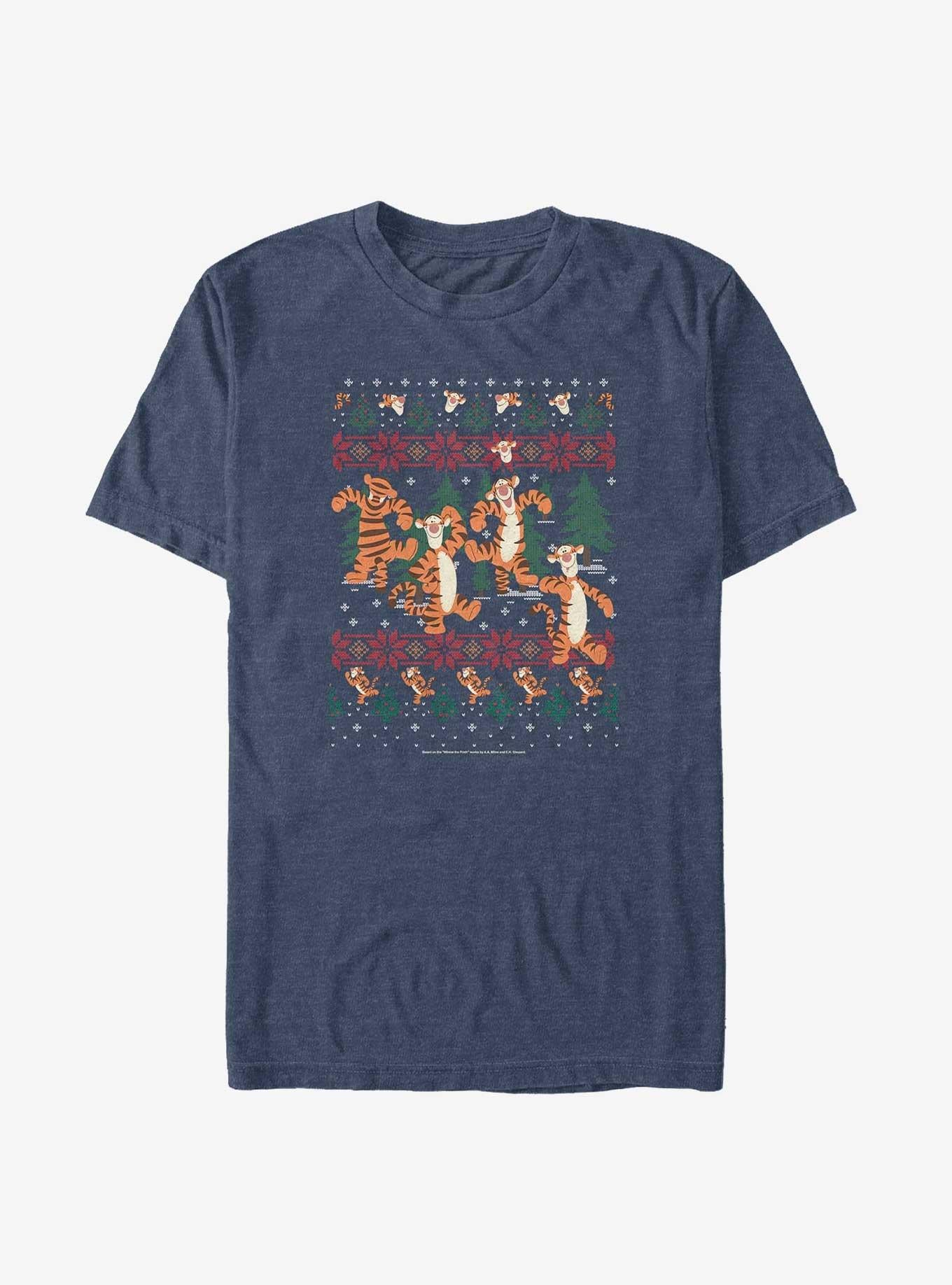 Disney Winnie The Pooh Tigger In The Woods Christmas Big Tall TShirt T-Shirt | Best-Selling Design | Perfect For Daily Wear