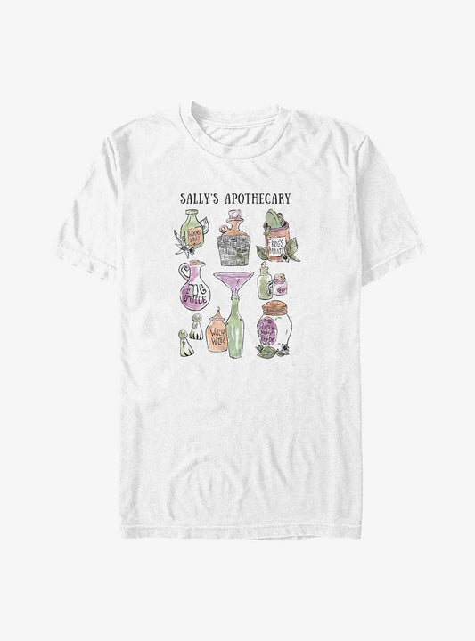 Disney The Nightmare Before Christmas Sallys Apothecary Big Tall TShirt T-Shirt | Vintage Christmas Look | Trending Festive Apparel