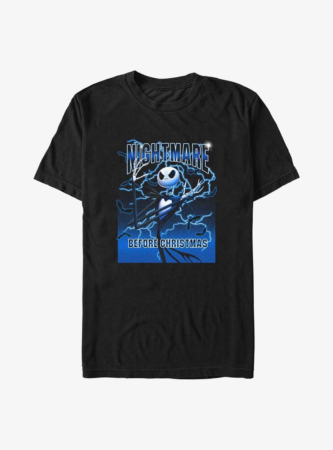 Disney The Nightmare Before Christmas Electric Jack Big Tall TShirt T-Shirt | Best-Selling Design | Great For Christmas Season