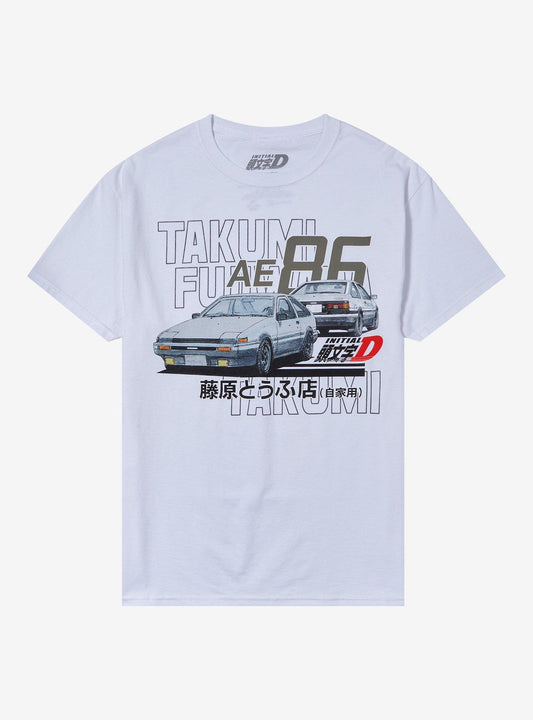 Initial D AE86 Takumi Car TShirt Graphic Tee | Graphic Tee | Unisex Shirt | Soft Comfortable Wear