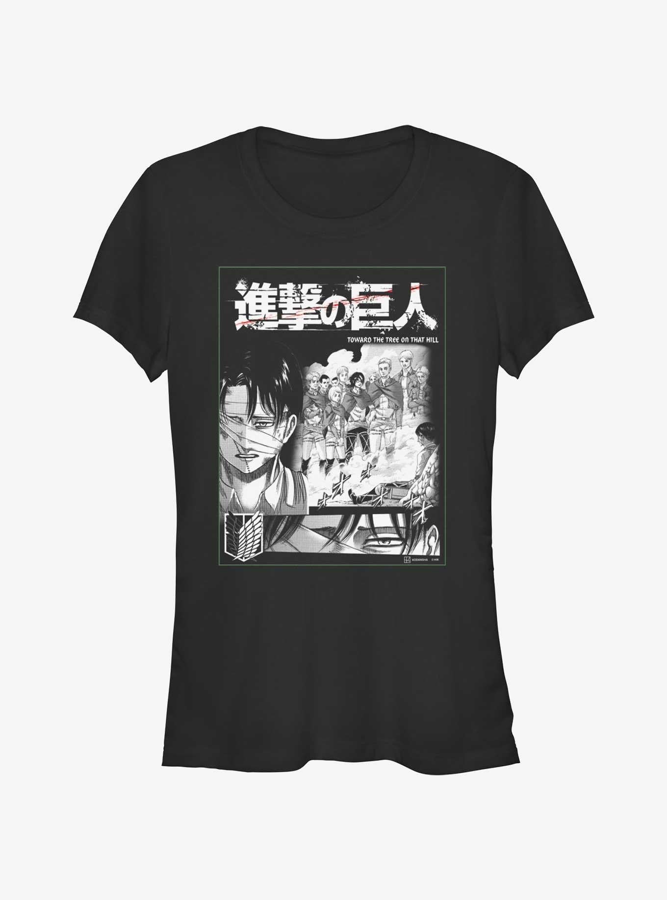 Attack on Titan Levi On The Hill Girls T-Shirt