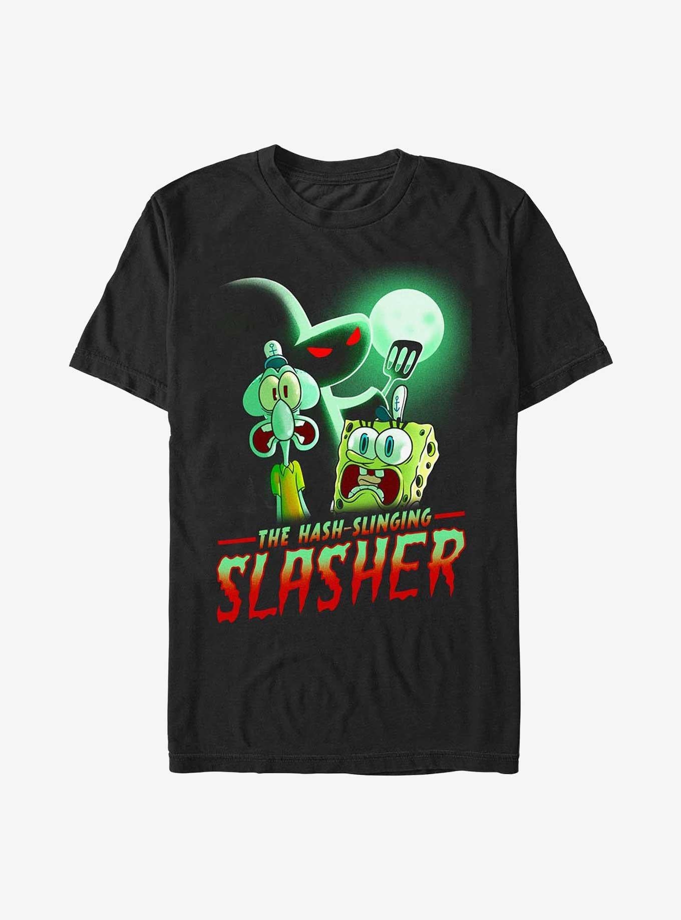 SpongeBob SquarePants Hash Slinging Slasher Extra Soft T-Shirt T-Shirt – Premium Quality Print | Great Gift for Fans