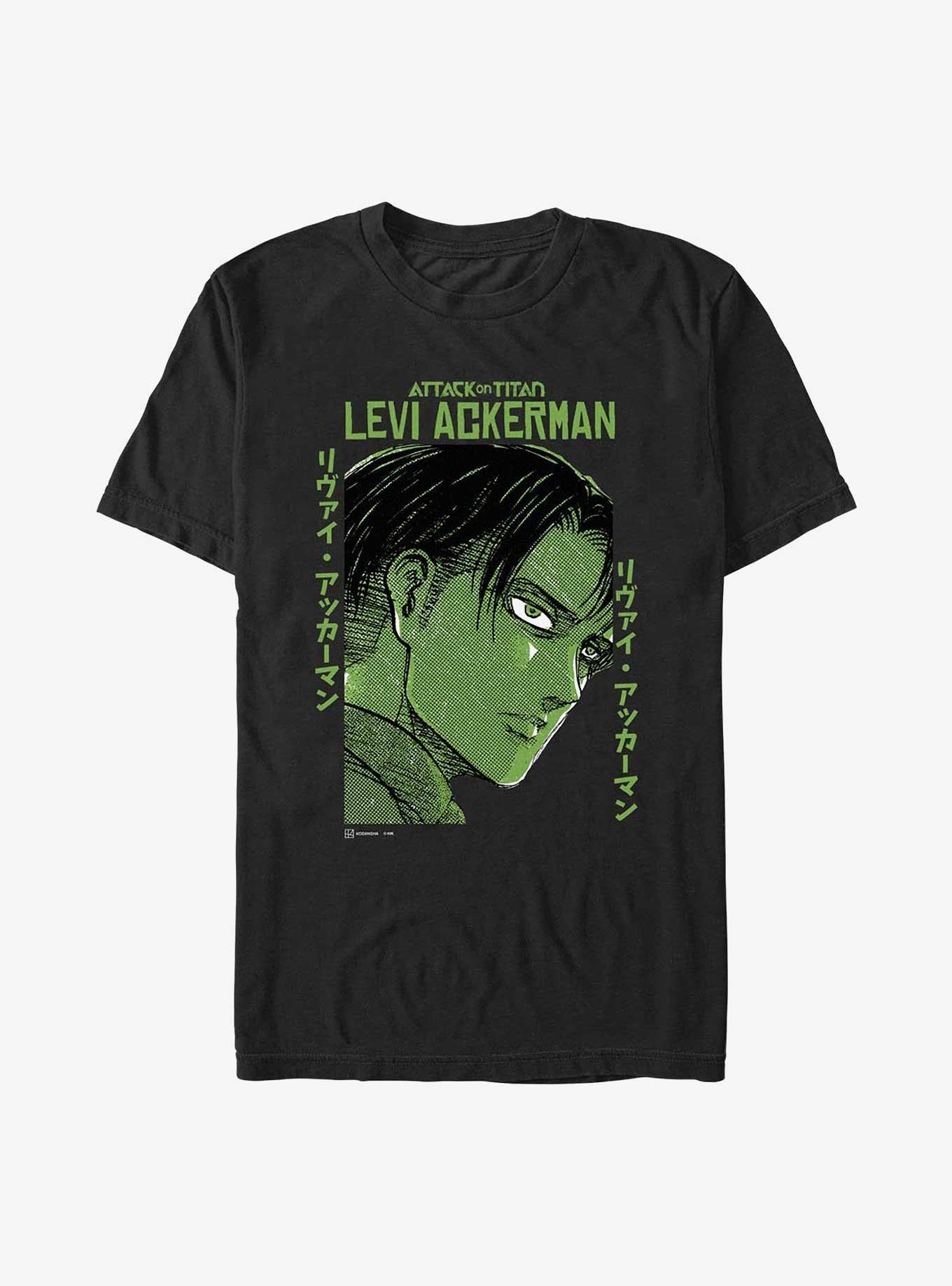 Attack on Titan Levi Ackerman Poster Extra Soft T-Shirt