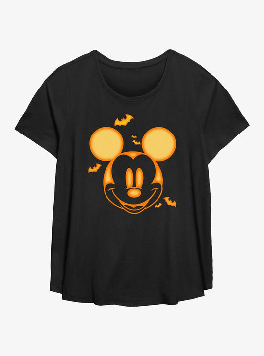 Disney Mickey Mouse Mickey Pumpkin Girls T-Shirt Plus Size