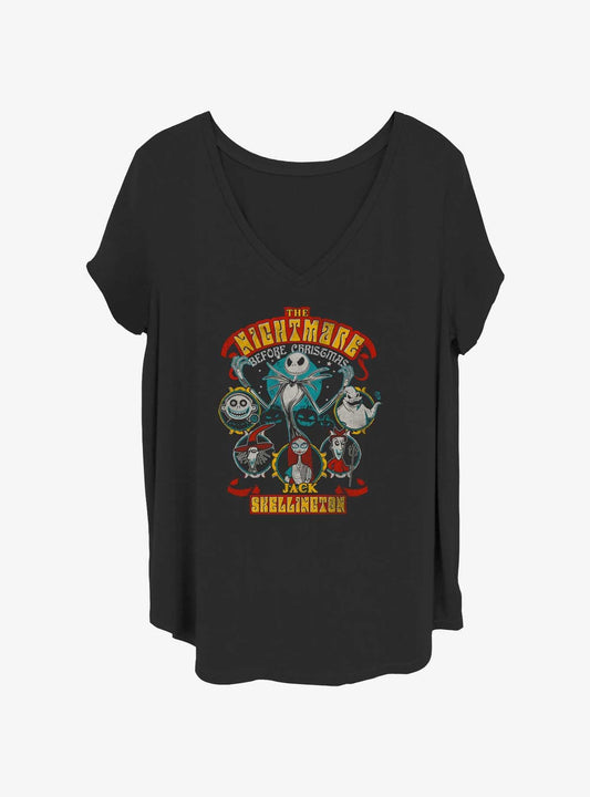 The Nightmare Before Christmas Fillmore Nightmare Girls TShirt Plus Size T-Shirt | Cute Festive Style | Great For Christmas Season