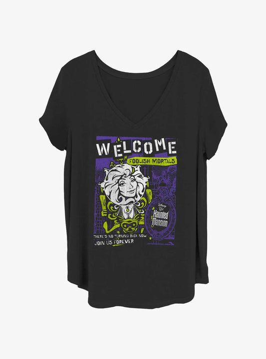 Disney The Haunted Mansion Leota Poster Girls T-Shirt Plus Size
