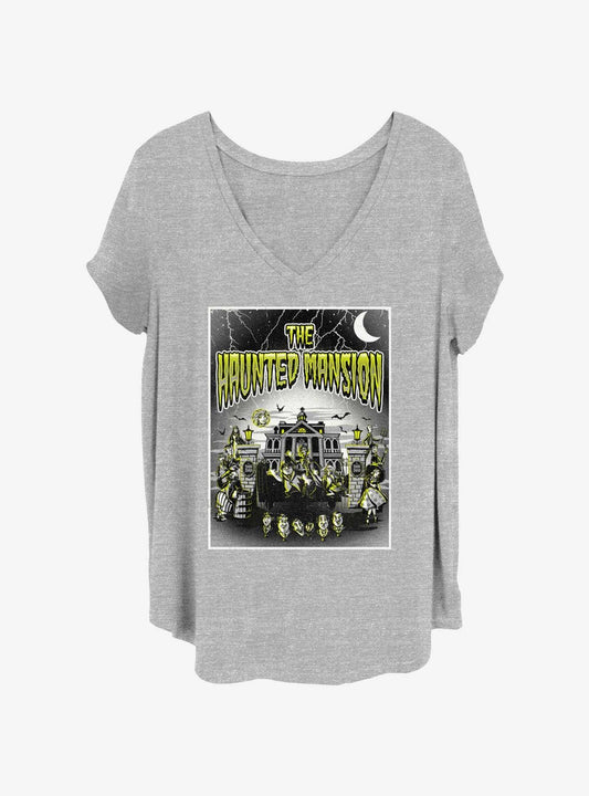 Disney The Haunted Mansion Haunted Horror Mansion Girls T-Shirt Plus Size
