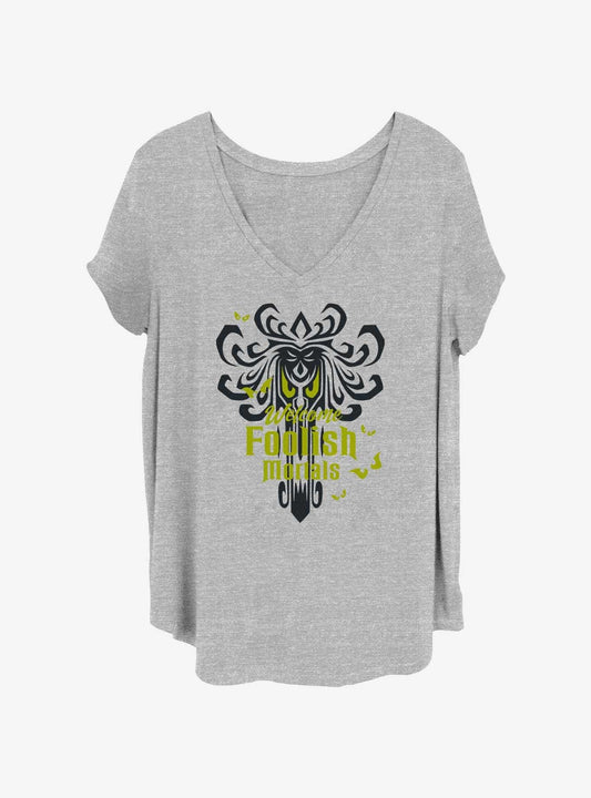 Disney The Haunted Mansion Eyes Foolish Mortals Girls T-Shirt Plus Size
