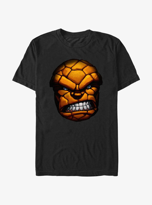 Marvel Fantastic Four Heads Up The Thing T-Shirt T-Shirt – Premium Quality Print | Great Gift for Fans