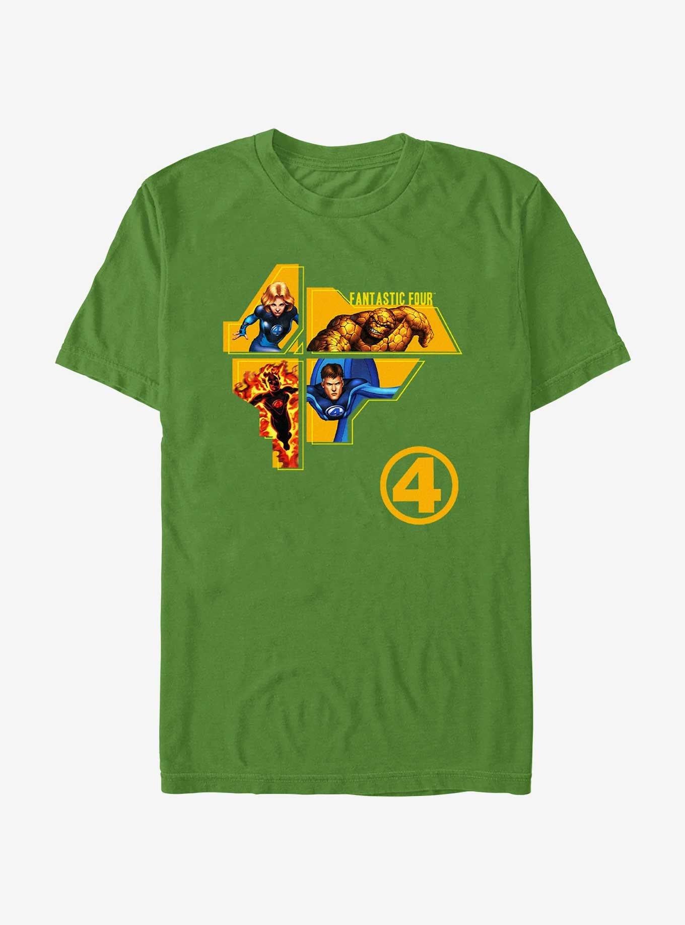 Marvel Fantastic Four Four Lock T-Shirt T-Shirt – Unique Character Design | Great Gift for Fans