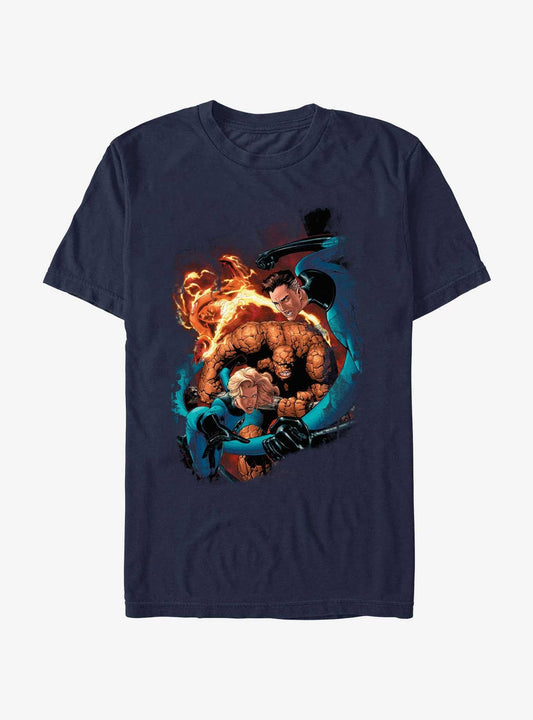 Marvel Fantastic Four Stirred Up T-Shirt T-Shirt – High Detail Graphic | Trending Now