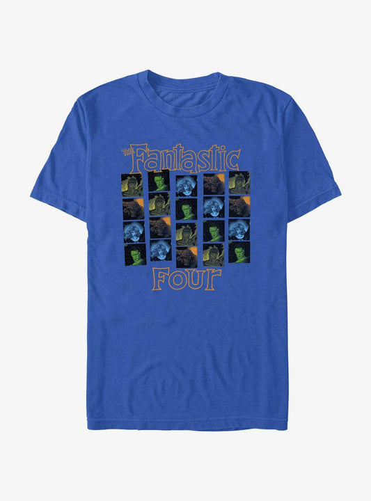 Marvel Fantastic Four Four Shots T-Shirt T-Shirt – High Detail Graphic | Trending Now