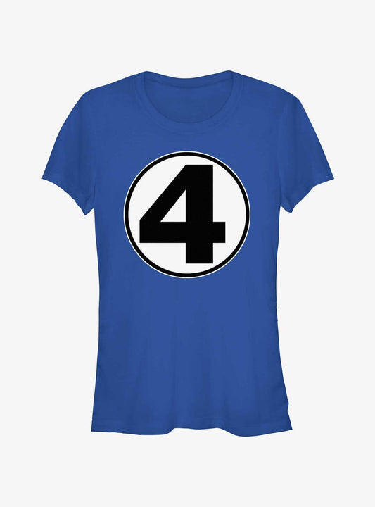 Marvel Fantastic Four Classic Costume Girls T-Shirt T-Shirt – Vintage Style Artwork | Great Gift for Fans