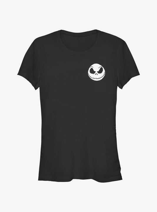 The Nightmare Before Christmas Big Face Jack Pocket Girls TShirt T-Shirt | Best-Selling Design | Limited Christmas Style