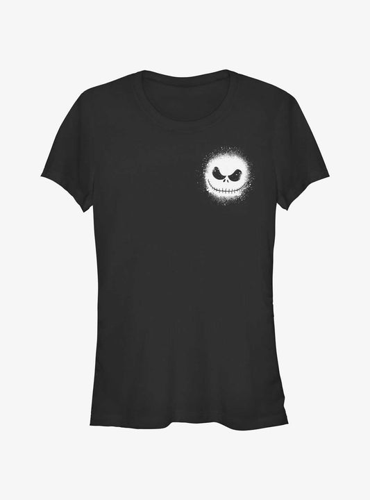 The Nightmare Before Christmas Jack Splatter Pocket Girls TShirt T-Shirt | Fan Favorite Artwork | Limited Christmas Style