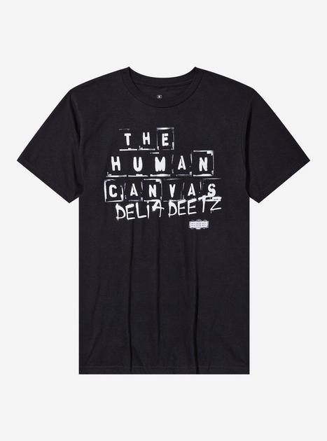 Beetlejuice Beetlejuice Delia Deetz The Human Canvas T Shirt | Hot Topic
