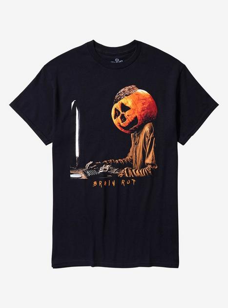 Brain Rot Pumpkin Head T Shirt | Hot Topic
