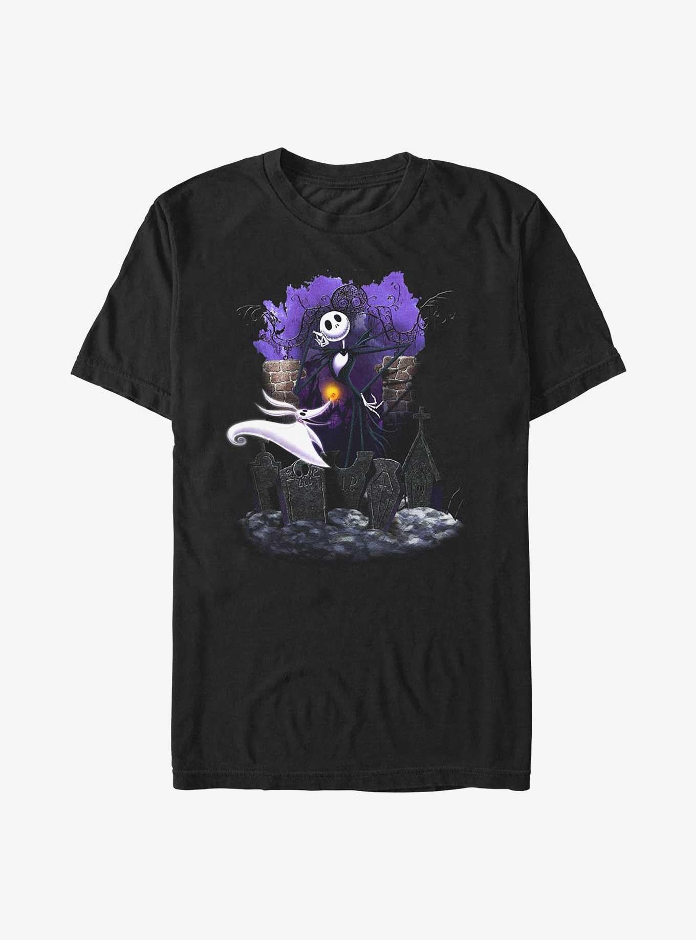 The Nightmare Before Christmas Jack Zero Graveyard Guys Big Tall TShirt T-Shirt | Premium Graphic | Great For Christmas Season