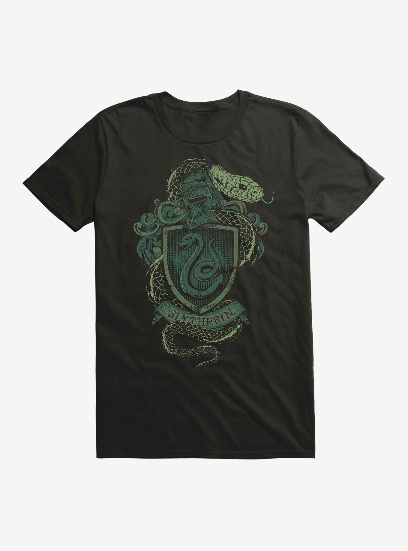 Harry Potter Slytherin Crest TShirt T-Shirt | Top Trending Graphic | Great For Christmas Season