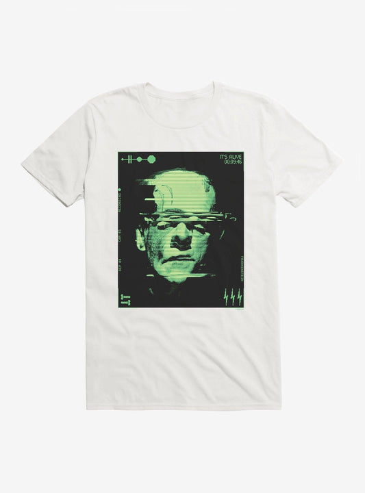 Universal Monsters Frankenstein It's Alive Glitch T-Shirt