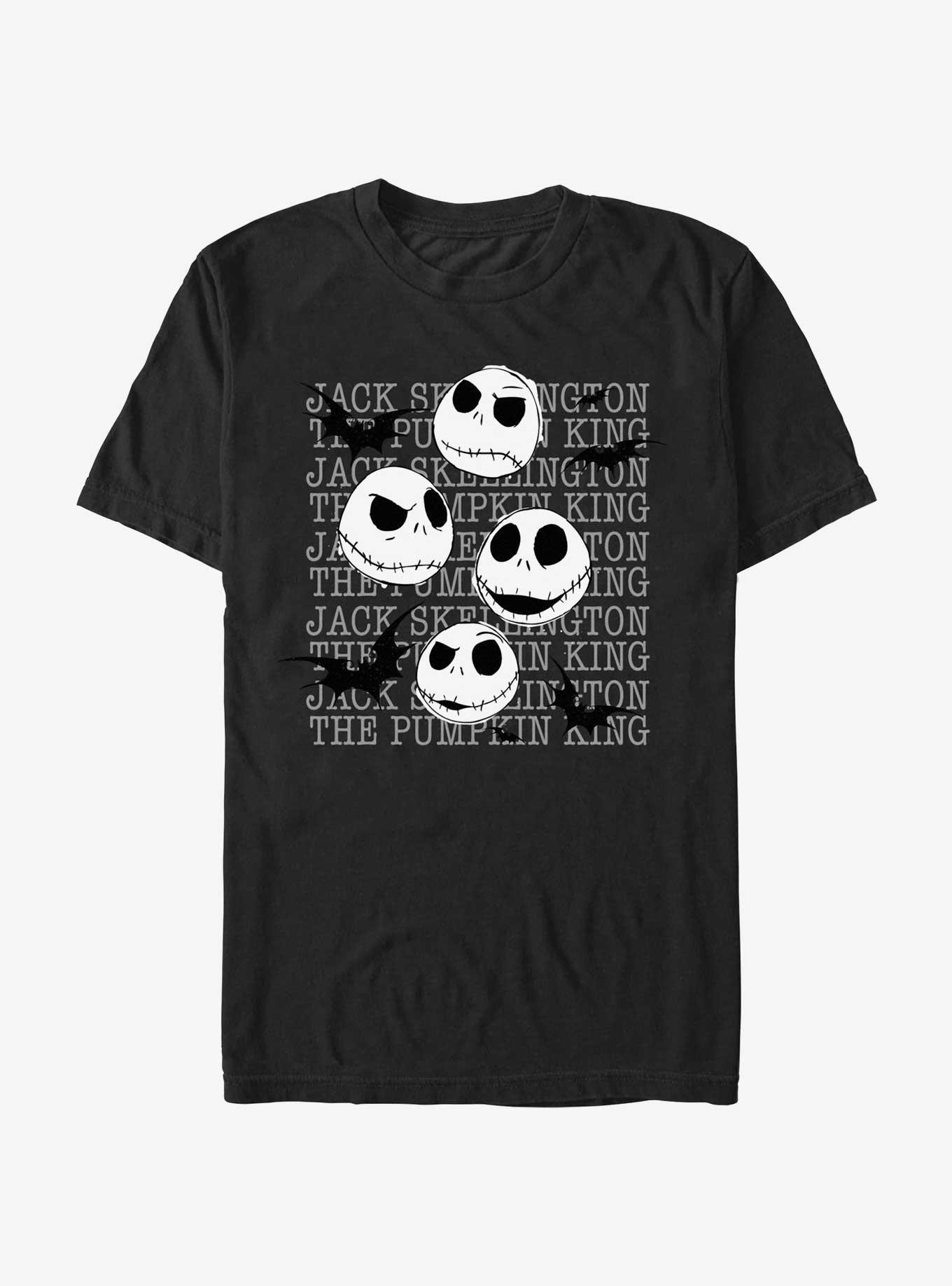 The Nightmare Before Christmas Jack Heads TShirt T-Shirt | High-Quality Print | Perfect For Daily Wear