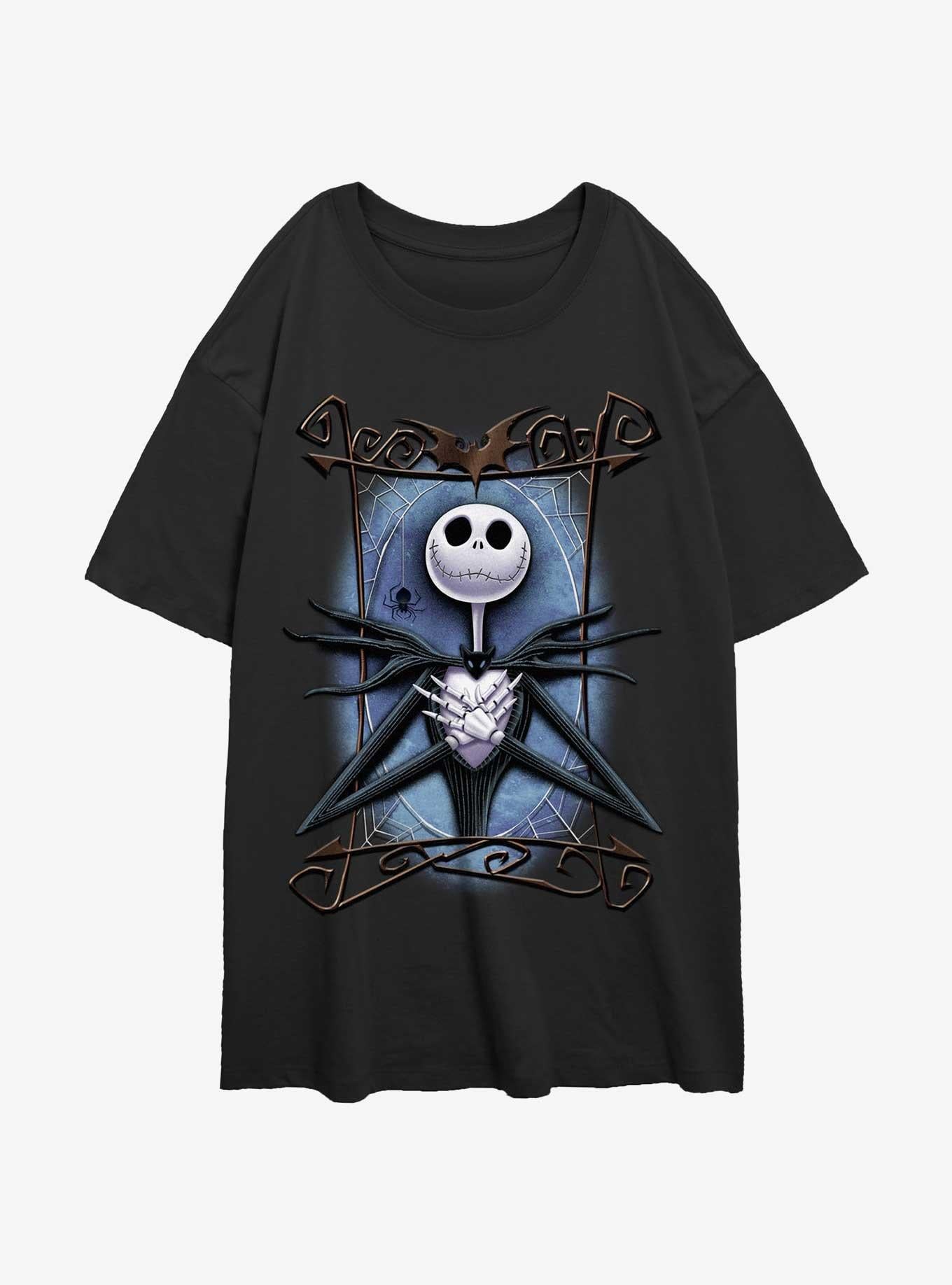 The Nightmare Before Christmas Framed Jack Girls Oversized TShirt T-Shirt | Seasonal Must-Have | Top Pick For Gifting