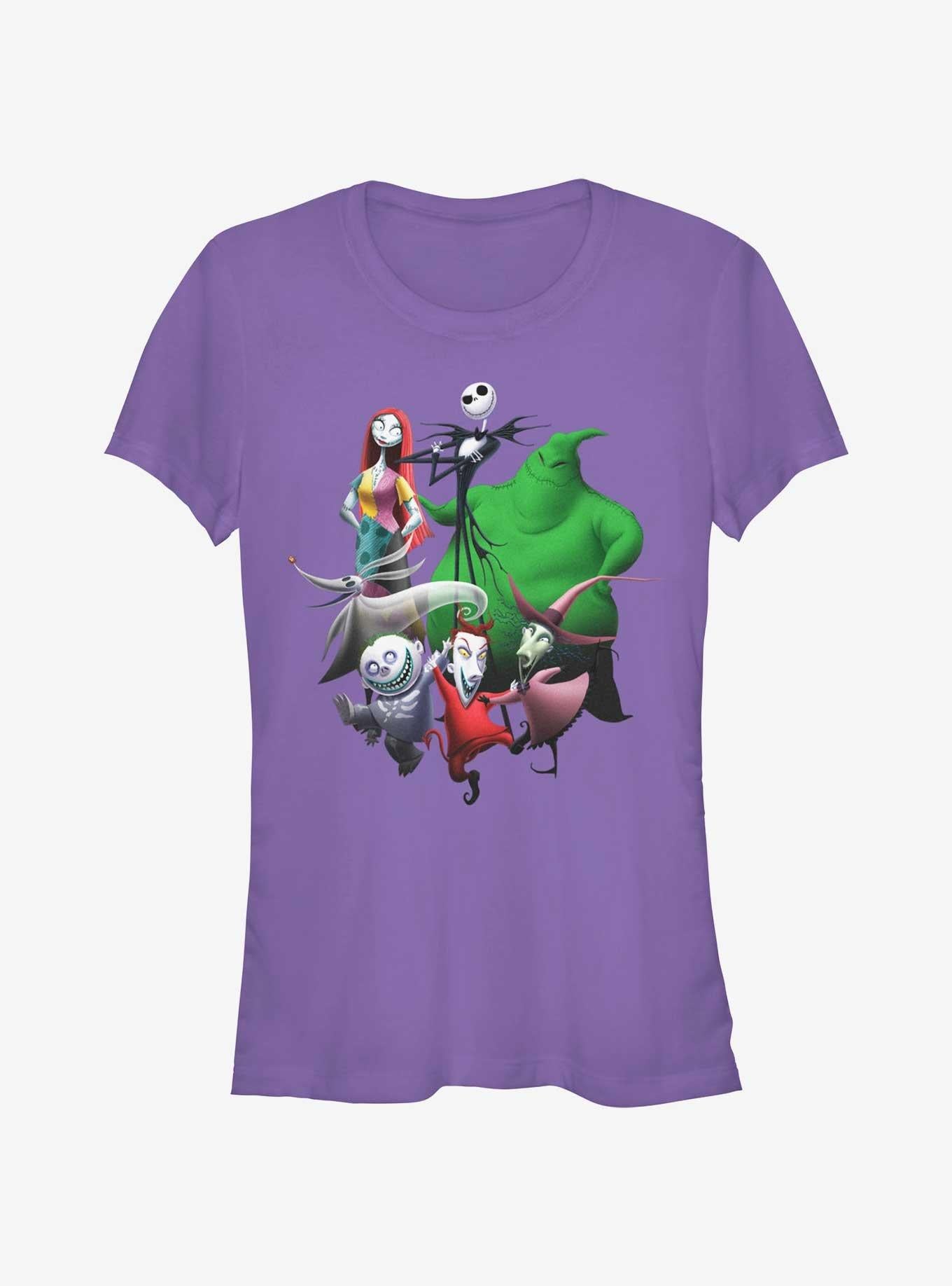 The Nightmare Before Christmas Group Girls TShirt T-Shirt | Best-Selling Design | Great For Christmas Season