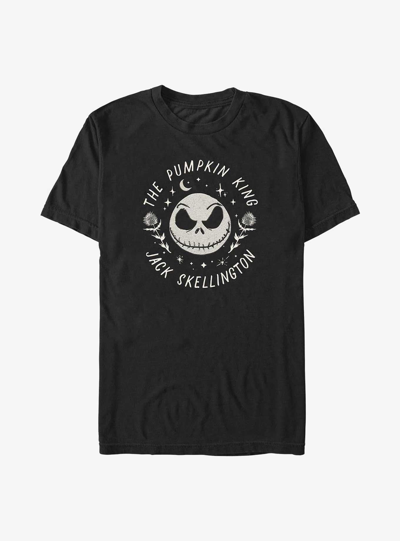 The Nightmare Before Christmas Jack Floral Big Tall TShirt T-Shirt | Best-Selling Design | Limited Christmas Style