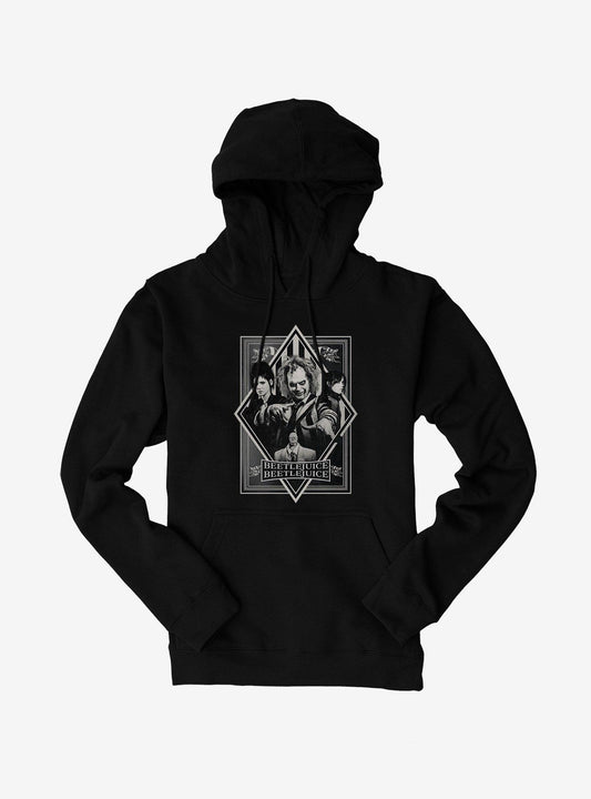 Beetlejuice Beetlejuice Art Deco Poster Hoodie