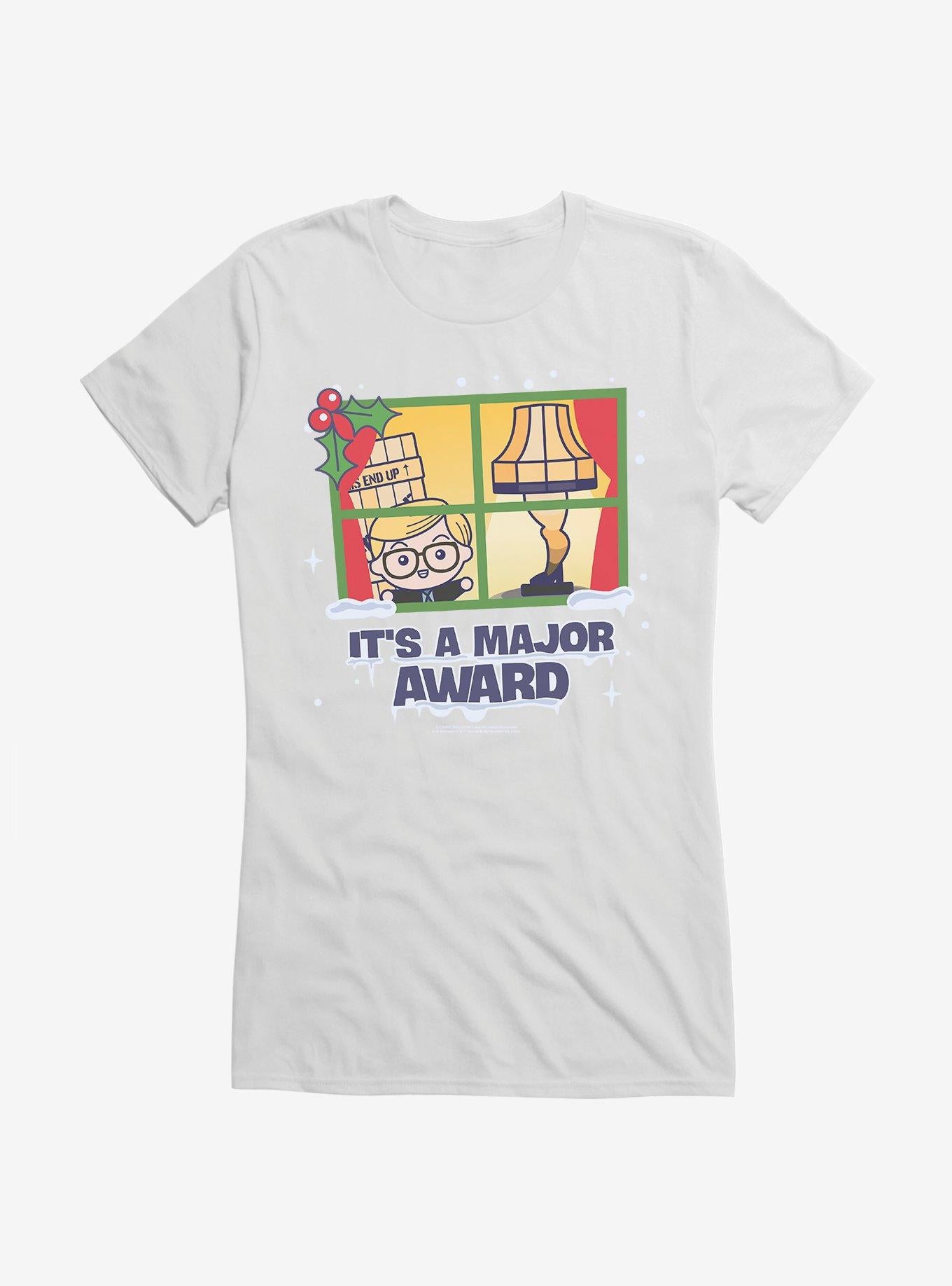 A Christmas Story Major Award Girls TShirt T-Shirt | High-Quality Print | Great For Christmas Season