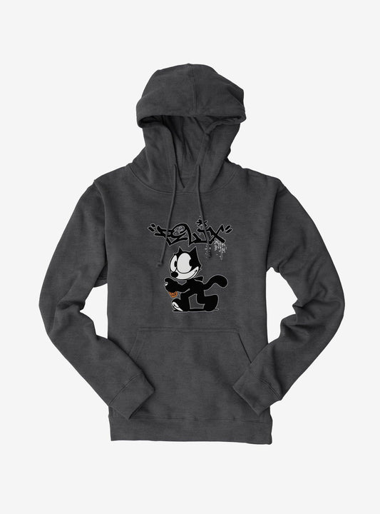 Felix The Cat Spray Painting Felix Hoodie