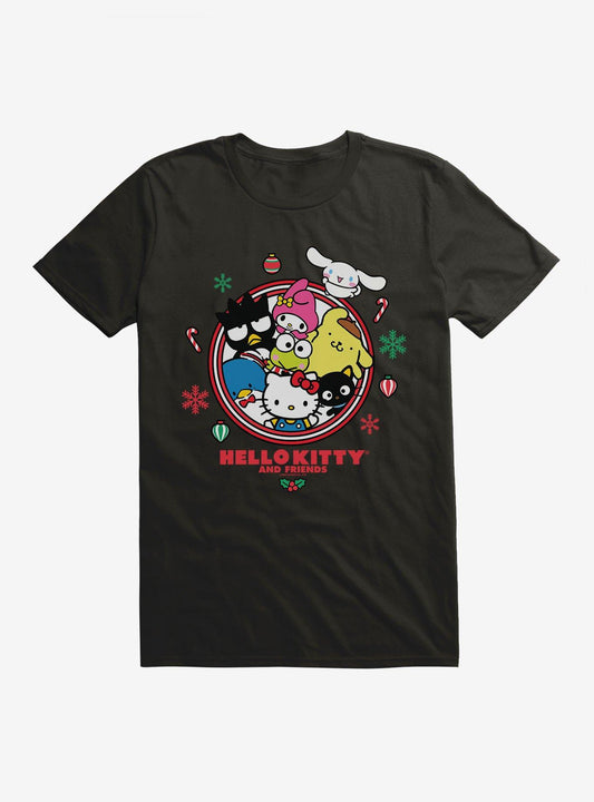 Hello Kitty And Friends Christmas Decorations TShirt T-Shirt | Cute Festive Style | Perfect Holiday Gift