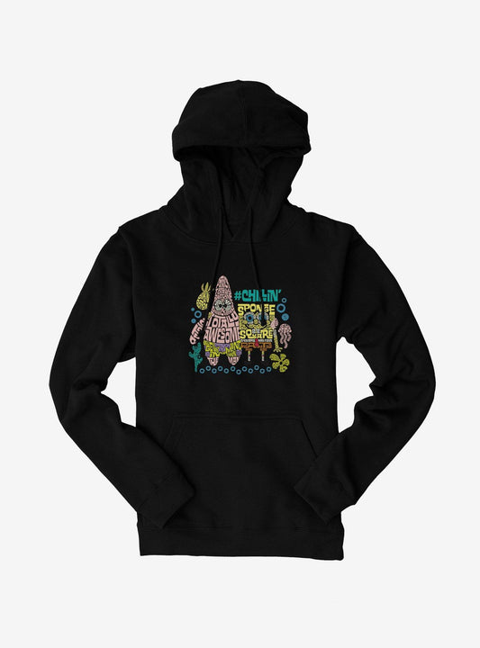 SpongeBob SquarePants Chillin' Script SpongeBob Patrick Hoodie