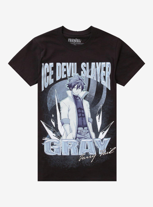 Fairy Tail Gray Ice Devil Slayer Girls T-Shirt