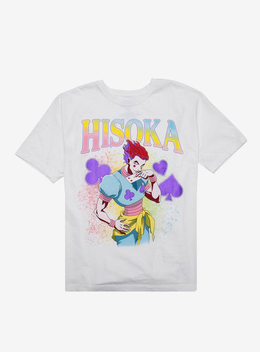 Hunter X Hunter Hisoka Colorful Boyfriend Fit Girls T-Shirt