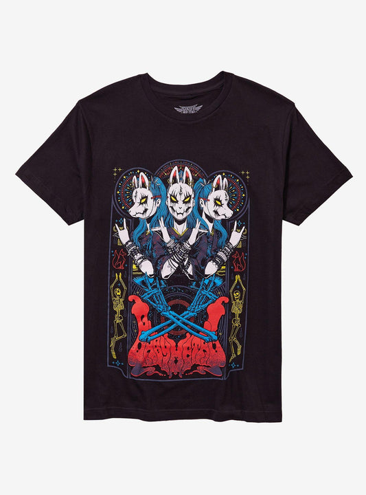 BABYMETAL Fox Mask Devil Horns T-Shirt